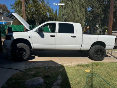 1 2006 Ram 3500 Dodge Laramie Thuren Suspension Lift 3in Arkon Off Road Alexander Black Milled