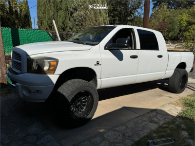 1 2006 Ram 3500 Dodge Laramie Thuren Suspension Lift 3in Arkon Off Road Alexander Black Milled