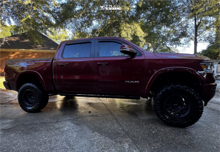 1 2022 1500 Ram Laramie Maxtrac Suspension Lift 7in Method Mr305 Double Black