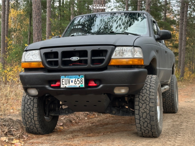 1 1999 Ranger Ford Xlt Rough Country Suspension Lift 5in Alloy Ion 171 Polished