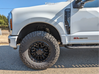 1 2023 F 250 Super Duty Ford Lariat Stock Stock Hostile H135 Satin Black