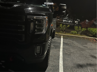 1 2023 Sierra 2500 Hd Gmc At4 Unknown Suspension Lift 3in Fuel Maverick D537 Black