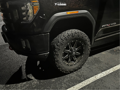 1 2023 Sierra 2500 Hd Gmc At4 Unknown Suspension Lift 3in Fuel Maverick D537 Black