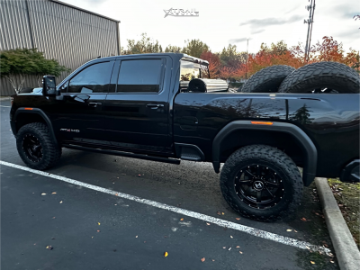 1 2023 Sierra 2500 Hd Gmc At4 Unknown Suspension Lift 3in Hostile Alpha Black