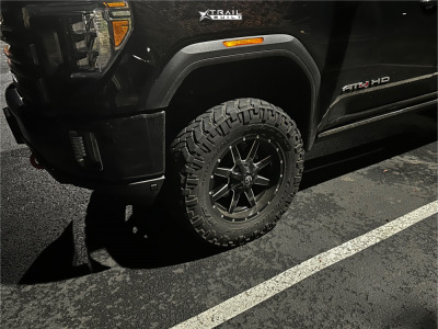 1 2023 Sierra 2500 Hd Gmc At4 Unknown Suspension Lift 3in Fuel Maverick D537 Black Milled