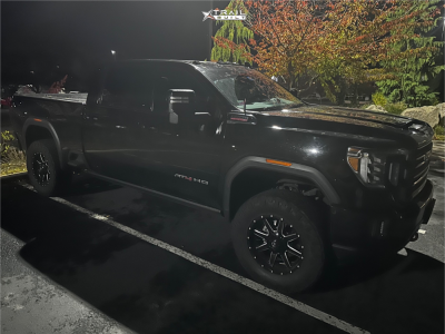 1 2023 Sierra 2500 Hd Gmc At4 Unknown Suspension Lift 3in Fuel Maverick D537 Black Milled