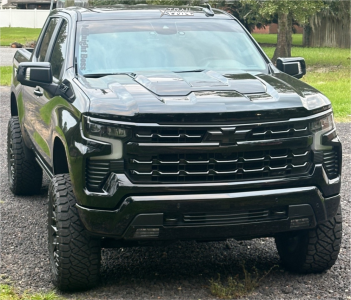 1 2024 Silverado 1500 Chevrolet Lt Trail Boss Bds Suspension Lift 6in Fuel Flame 6 Matte Black