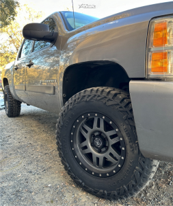 1 2008 Silverado 1500 Chevrolet Ltz Unknown Leveling Kit Icon Alloys Six Speed Gunmetal