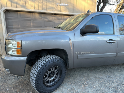 1 2008 Silverado 1500 Chevrolet Ltz Unknown Leveling Kit Icon Alloys Six Speed Gunmetal