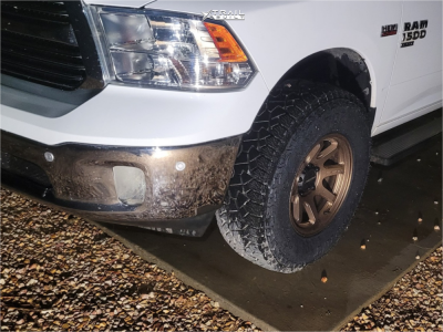 1 2019 1500 Classic Ram Big Horn Rough Country Leveling Kit Vision Flow Bronze