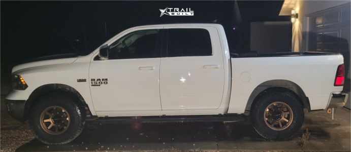 1 2019 1500 Classic Ram Big Horn Rough Country Leveling Kit Vision Flow Bronze