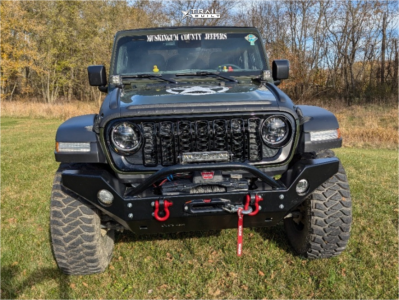 1 2024 Wrangler Jeep Willys Mopar Suspension Lift 25in Black Rhino Legion Green