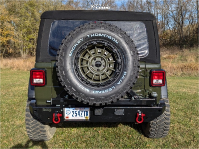 1 2024 Wrangler Jeep Willys Mopar Suspension Lift 25in Black Rhino Legion Green