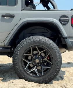 1 2021 Wrangler Jeep Unlimited Rubicon Metalcloak Suspension Lift 25in 4play 4p06 Black Brushed