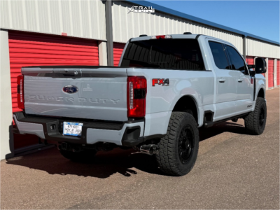 1 2024 F 250 Super Duty Ford Lariat Stock Stock Kmc Km552 Black