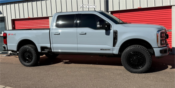 1 2024 F 250 Super Duty Ford Lariat Stock Stock Kmc Km552 Black