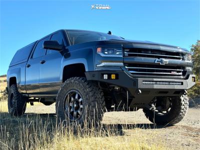 1 2017 Silverado 1500 Chevrolet Ltz Bds Suspension Lift 4in Fuel Trophy Gray