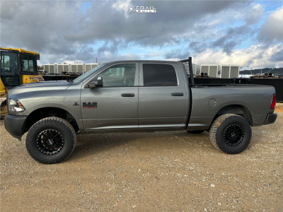 1 2013 2500 Ram Tradesman Custom Leveling Kit Method Mr305 Black
