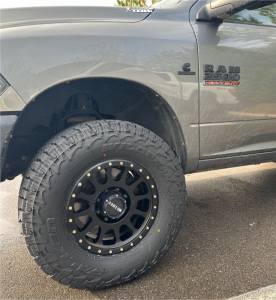 1 2013 2500 Ram Tradesman Custom Leveling Kit Method Mr305 Black