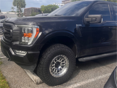 1 2021 F 150 Ford Xlt Motofab Leveling Kit Reika R35 Machined