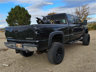 1 2005 Silverado 2500 Hd Chevrolet Lt Bds Suspension Lift 7in Tis 554b Gloss Black