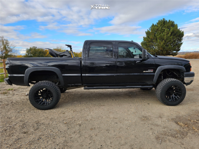 1 2005 Silverado 2500 Hd Chevrolet Lt Bds Suspension Lift 7in Tis 554b Gloss Black