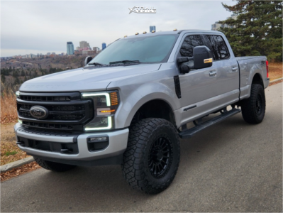 2022 Ford F-350 Super Duty - 20x9 1mm - Hostile Battle - Suspension Lift 3.5" - 37" x 13.5"