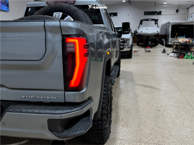 1 2024 Sierra 3500 Hd Gmc Denali Kryptonite Suspension Lift 3in Fuel Hurricane Black Milled