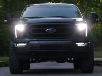 1 2023 F 150 Ford Xlt Fabtech Suspension Lift 4in Fuel Rebel 6 Gray Black