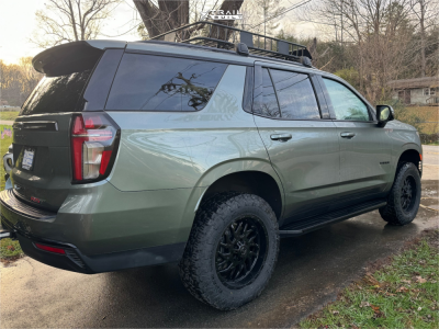 1 2023 Tahoe Chevrolet Rst Rough Country Suspension Lift 35in Tis 544gb Gloss Black