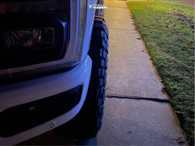 1 2024 F 350 Super Duty Ford Lariat Rough Country Leveling Kit Black Rhino Armory Black