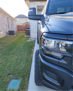 1 2024 2500 Ram Tradesman Rough Country Leveling Kit Rough Country 82 Series Gloss Black