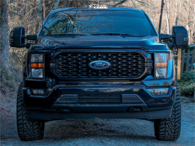 1 2023 F 150 Ford Xl Stock Leveling Kit Lock Offroad Wheels Baja Machined