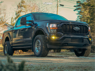 1 2023 F 150 Ford Xl Stock Leveling Kit Lock Offroad Wheels Baja Machined