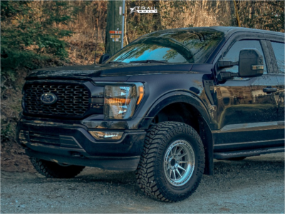 1 2023 F 150 Ford Xl Stock Leveling Kit Lock Offroad Wheels Baja Machined