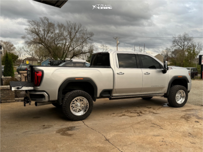 1 2021 Sierra 2500 Hd Gmc Denali Cognito Suspension Lift 4in American Force Nova Ss Polished