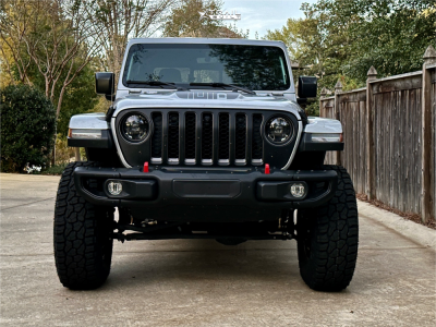 1 2023 Gladiator Jeep Rubicon Clayton Suspension Lift 35in Black Rhino Armory Black