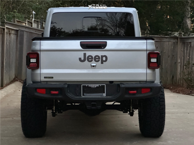 1 2023 Gladiator Jeep Rubicon Clayton Suspension Lift 35in Black Rhino Armory Black