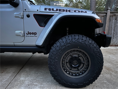 1 2023 Gladiator Jeep Rubicon Clayton Suspension Lift 35in Black Rhino Armory Black