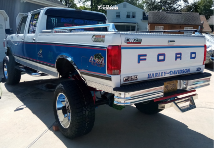 1 1990 F 350 Ford Xlt Lariat Skyjacker Suspension Lift 7in Vision Spyder Chrome