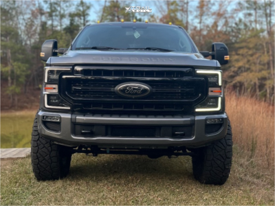 1 2021 F 250 Super Duty Ford Lariat Carli Suspension Lift 35in Method Mr305 Black