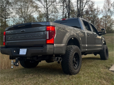 1 2021 F 250 Super Duty Ford Lariat Carli Suspension Lift 35in Method Mr305 Black