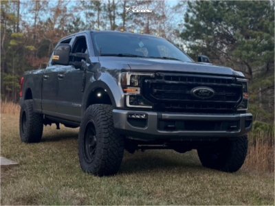 1 2021 F 250 Super Duty Ford Lariat Carli Suspension Lift 35in Method Mr305 Black