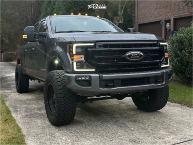 1 2021 F 250 Super Duty Ford Lariat Carli Suspension Lift 35in Method Mr305 Black