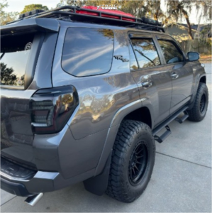 1 2018 4runner Toyota Trd Off Road Icon Suspension Lift 25in Lock Offroad Wheels Baja Matte Black
