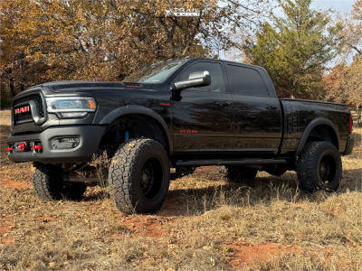 1 2019 2500 Ram Power Wagon Traxda Suspension Lift 35in Black Rhino Arsenal Black