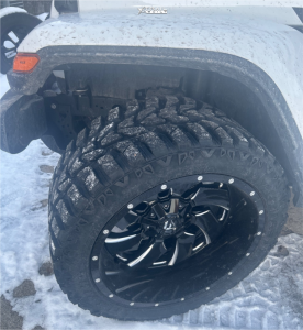 1 2024 Gladiator Jeep Sport Stock Stock Fuel Cleaver Black Milled