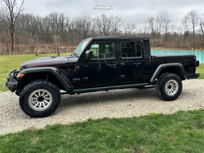 1 2020 Gladiator Jeep Rubicon Stock Stock Lock Offroad Wheels Lunatic Machined