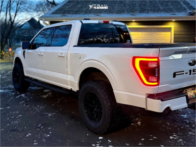 1 2022 F 150 Ford Tremor Rough Country Leveling Kit Vossen Hfx 1 Gloss Black