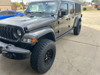 1 2024 Gladiator Jeep Sport Teraflex Suspension Lift 25in Mayhem Compass Matte Black